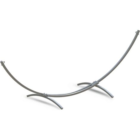 Gestell für große Hängematte 300 x 130 cm – Grau – Bis 220 kg