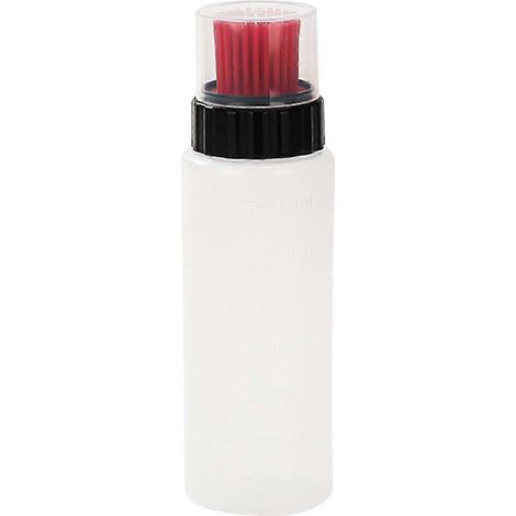 Bouteille distributrice d'huile, flacons à condiments étanches pour le camping et les activités de plein air, flacon souple pour la cuisine et la maison, distributeur de sauce et de moutarde-Red 175ml