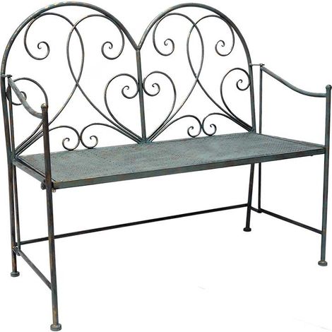 Banc jardin 2 places 42x104x95cm (1/2)