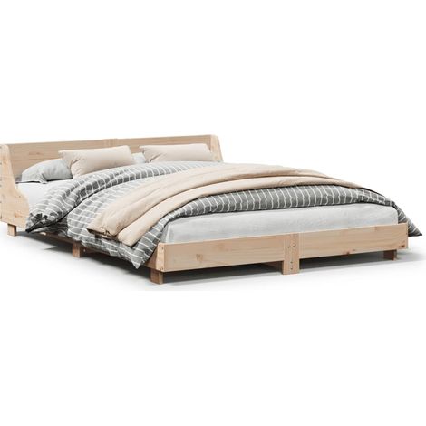 Maison Exclusive - Letto senza Materasso 120x190 cm in Legno Massello di Pino