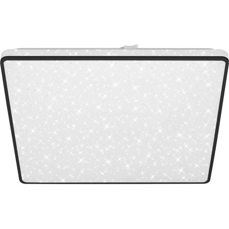LED Deckenleuchte Deckenlampe Sternenhimmel Backlight flach 24W schwarz Briloner