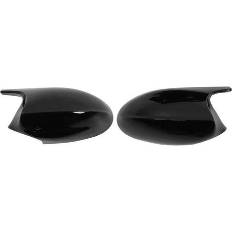 Rétroviseurs latéraux pour BMW Série 3 E90/E91/E92/E93 – paire avec housse de protection noire brillante
