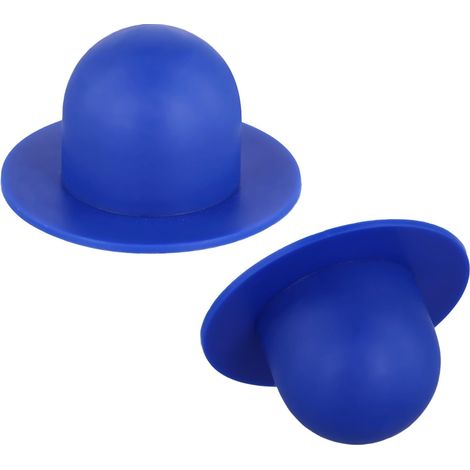 2pcs Bouchons de Piscine de Remplacement pour Piscine Hors Sol, Bouchon Mural de Piscine Bouchon Trou Crépine Pompe de Filtre Compatible avec 28270 28271 28272 28273 (Bleu) (1/5)
