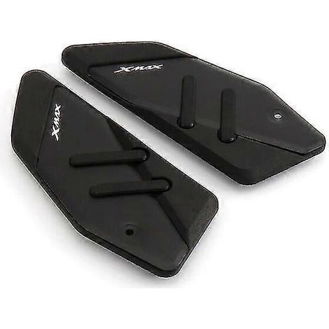 XMAX 2023 Fußrasten Motorrad-Fußrasten, rutschfest, Fußstützen, Fußpads für Yamaha XMAX 125, 250, 300, 400, XMAX125, XMAX250, XMAX300, XMAX400 – Vorne – Schwarz (1/5)