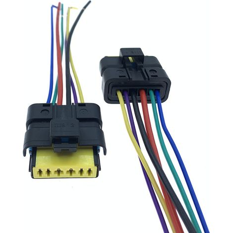 Compatible with Peugeot 307, 308, 408, 508, 206, and 207 electronic fuel pump connectors, throttle body, and fuel pump plugs. (1/4)