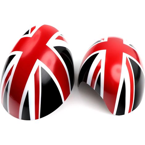 (Black Jack-CN) Convient aux Mini Cooper R50 R52 R53, avec volant à droite et à gauche. Autocollants Union Jack pour rétroviseurs extérieurs, style voiture.