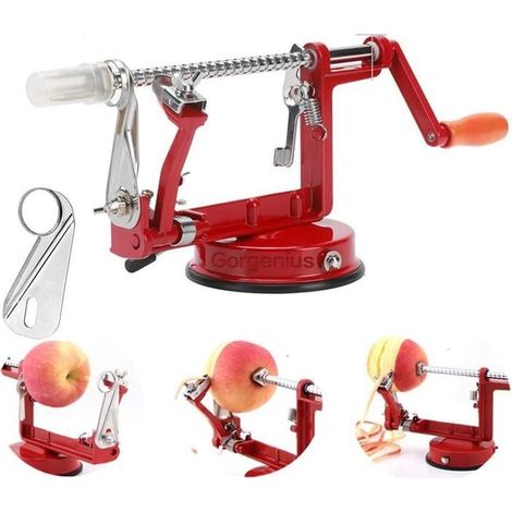 Éplucheurs de pommes, éplucheurs de pommes, trancheurs à base d'aspiration, éplucheurs à lame robustes et durables (1/5)