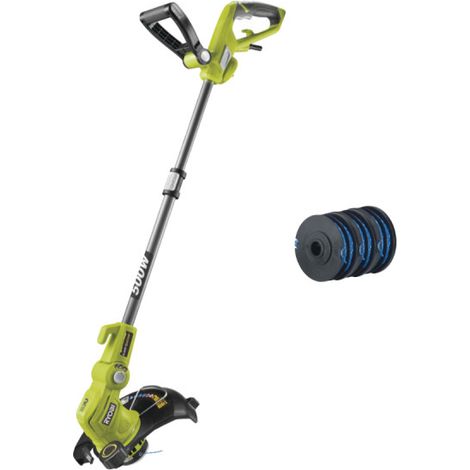 Pack RYOBI - Coupe bordures - dresse bordures - 500W - RLT5127 - Lot de 3 bobines double fil (1/5)