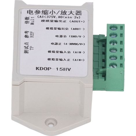Convertisseur abaisseur-élévateur CC DC KDOP 15HV, régulateur de tension analogique réglable, amplification et réduction de signal, alimentation modulable. (1/5)