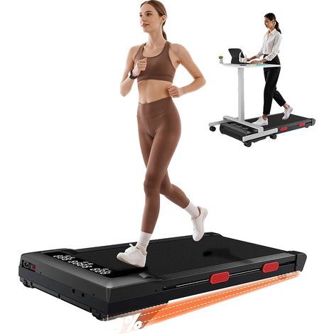 Tapis de course pliable, connectivité APP intelligente, inclinaison automatique de 9%, Noir (1/2)