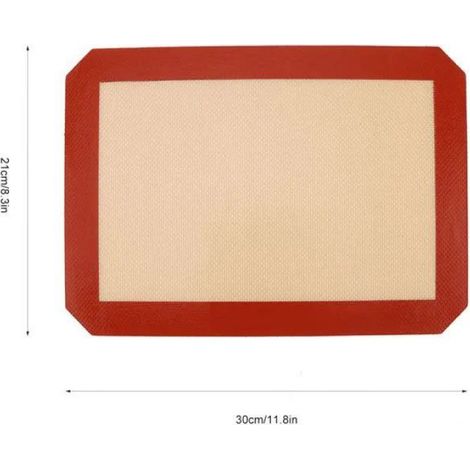 Tapis De Cuisson - Silicone Renforcé Fibres De Verre - Résistant -40 °C À 230 °C - Pour Four Et Congélateur - 1 Pièce (1/5)