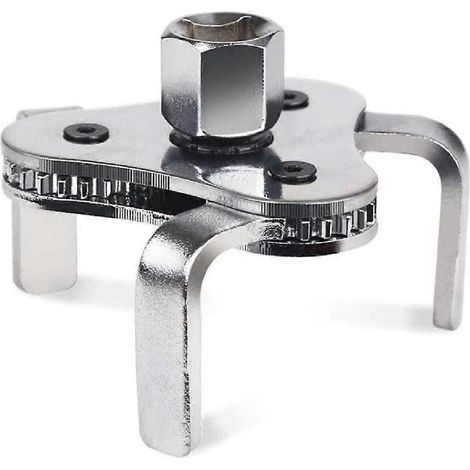 Verstellbarer 3-Backen-Ölfilterschlüssel, universelles Werkzeug zum Ausbau von Kfz-Filtern 63–102 mm