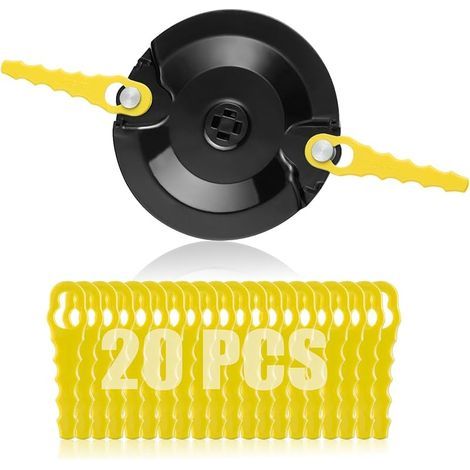 【Upgrade 】Disque à double lame pour taille-bordures à batterie Bosch ART 26 Série ART 23, disques de rechange, accessoires, 20 pièces (1/5)