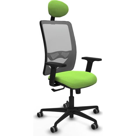 Silla de oficina piqueras y crespo Zulema negro brazos ajustables (1/2)