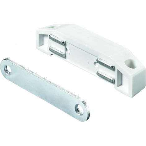 Hettich XXL-Magnetschnäpper Stahl/Kunststoff, weiß, 10 kg, 1 Stück Möbelbeschlag