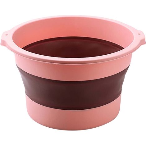 Bac À Pieds Pliable - Bac À Lavage Portable En Plastique - Pour Soins Des Pieds À Domicile Ou En Extérieur - 1 Pièce (1/3)