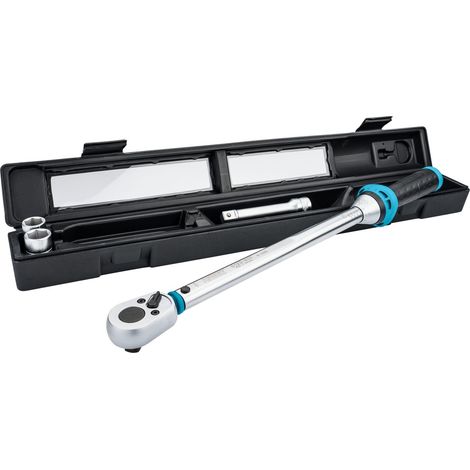 Hazet Drehmomentwerkzeug Satz 40 - 200 Nm, Genauigkeit: 3%, 1/2 (12,5 mm) Vierkant massiv, 4-tlg., 17, 19