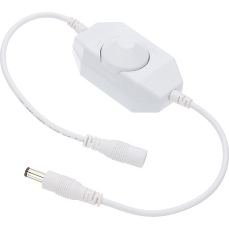 Variateur De Bande LED DC 9-24V Contrôleur De Luminosité Blanc (1/5)