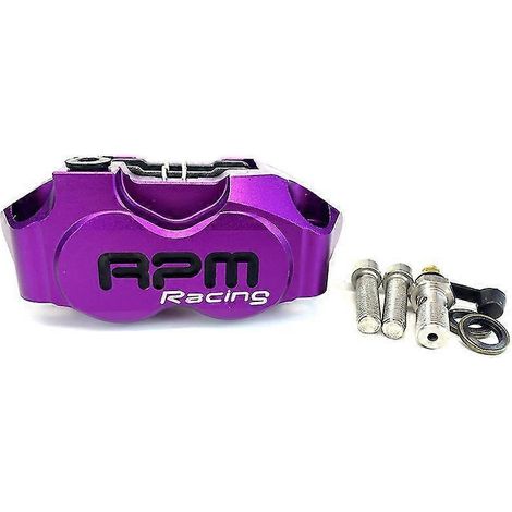 Étrier de frein universel RPM 82 mm pour moto Yamaha Aerox Nitro, pompe de frein RSZ Jog BWS Zuma 50 RR RSZ Turtle King Radiant - Violet (1/5)