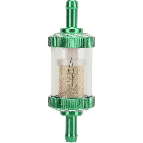 Filtre à essence pour moto 2026, neuf, en ABS résistant à la chaleur, diamètre 6 mm, vert. (1/5)