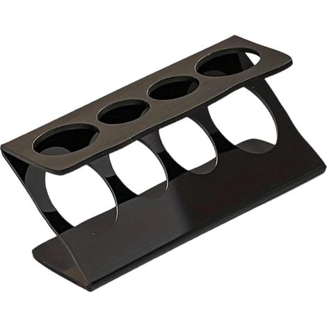 Support de brosse à dents moderne imprimé en 3D pour brosses électriques et produits de soins de la bouche en noir ou blanc délicat accessoire de salle de bain moderne (1/5)