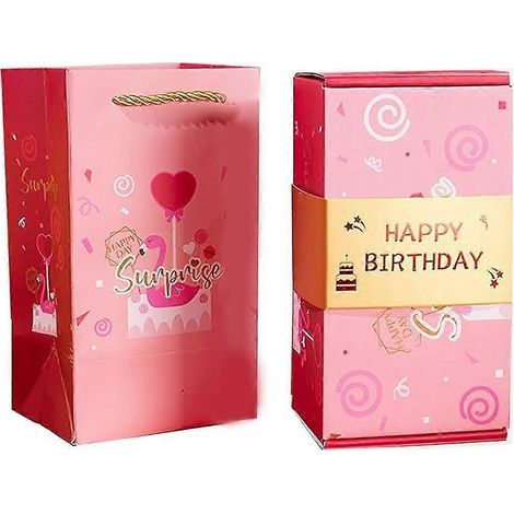 Überraschungsgeschenkboxen, Geschenkboxen mit Geld, Geschenkboxen mit roten Umschlägen, Geburtstagsscherz-Geschenkboxen, Geschenkboxen mit roten Umschlägen (1/5)