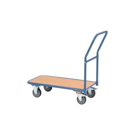 Plateforme à roulettes plateforme L850xB450mm STA bleu pigeon Cap.250kg TECWERK (1/3)