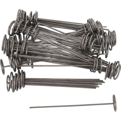 Tuteurs en tissu pour jardinage, 100 unités, 15 cm, cercle en acier, piquets de sol supérieurs pour barrière anti-mauvaises herbes, tente de culture. (1/5)
