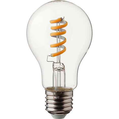 V-TAC VT-2164-N Lampadina LED 4W E27 Filamento a spirale 100LM/W A60 luce 3000K - 217336