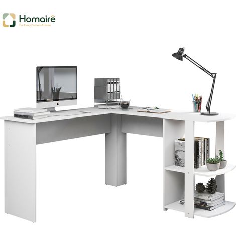 Mobilier de bureau blanc en plastique 140 x 140 x 75 cm HOMAIRE (1/5)