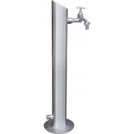 Gartenhahn 3/4"-Anschluss, 65 cm langer Pfostenhydrant mit 3/4"-Seitenanschluss