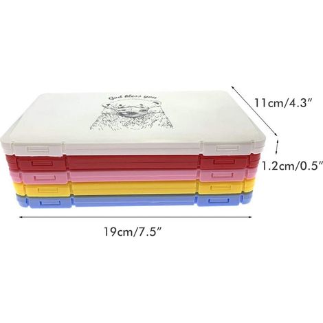 Lot de 6 étuis pour masques et boîtes de rangement portables
