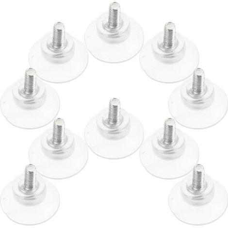 Ventouses transparentes DOITOOL pour tables en verre, antidérapantes (1/5)