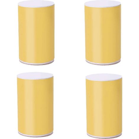 Rehausseur de meubles robuste, rehausseur de cadre de lit en acier au carbone, ensemble de 4 pièces, rond, auto-adhésif, sans perçage, support peu encombrant. (1/5)