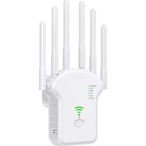 Répéteur WiFi - 1200 Mbps - WiFi 6 - Antennes Haute Gain - Étanche IP65 - Pour Jardin Extérieur - 1 Pièce (1/5)