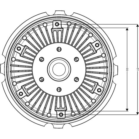 Embrayage, ventilateur de radiateur NRF 49723 MERCEDES-BENZ 1202000122