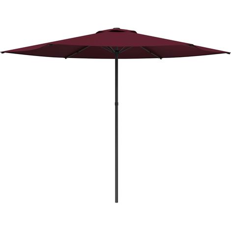 Gartensonnenschirm 300 x 300 cm Polyester Rechtwinklig vidaXL (1/5)