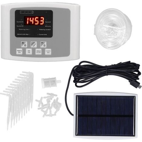 Système d'arrosage automatique des plantes Timing Arrosage nergie solaire Charge USB Pompe unique Dispositif d'arrosage automatique des fleurs (1/5)