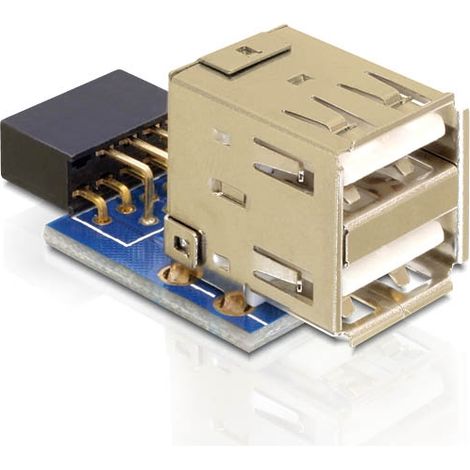 Adaptador PIN USB Hembra  2x USB2.0