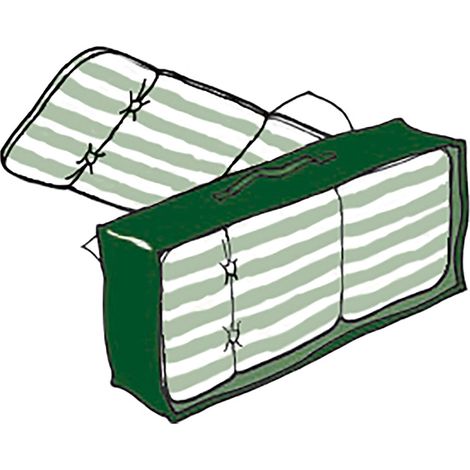 Funda de protección, cubre colchonetas, 37 x 128 x 57 cm, 100 g/m² (1/5)