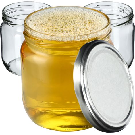 KADAX Marmeladengläser 425ml, Einmachgläser mit Schraubdeckel, Gläser mit Schraubverschluss, Einweck (1/5)