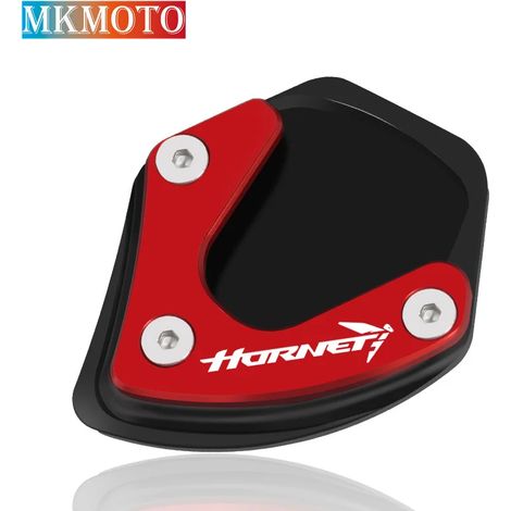 (Rouge Hornet) Plaque d'extension de béquille de moto de haute qualité compatible avec Honda CB750 HORNET Hornet 2023 2024 - Support latéral agrandisseur de béquille maxpower (1/4)