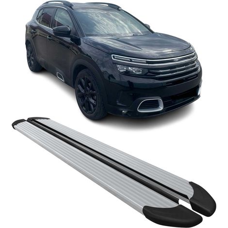 Marchepieds Latéraux pour Citroen C5 Aircross 2018-2025 Aluminium Argent 2Pcs (1/5)