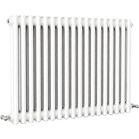 SKY Bathroom Traditional Cast Iron Style Radiator 2 Column White 600x830mm