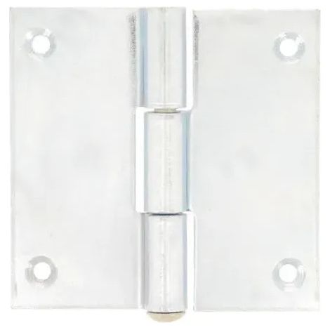 Cerniera per mobili, quadrata, 40 x 40 mm, zincata bianca