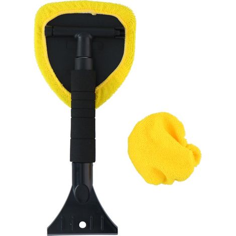 Raclette dunlop 2-in-1 fenêtre poignée télescopique microfibre (1/4)