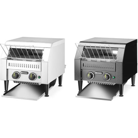 HENDI Durchlauf-Toaster, doppelt, Schwarz, 230V/2240W, 418x368x(H)415mm (1/5)
