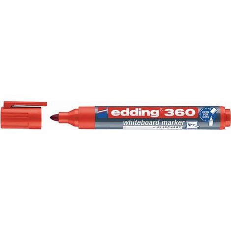 Pennarello per lavagna bianca 360 linea rossa-B.1.5-3mm punta rotonda (Per 10) (1/2)
