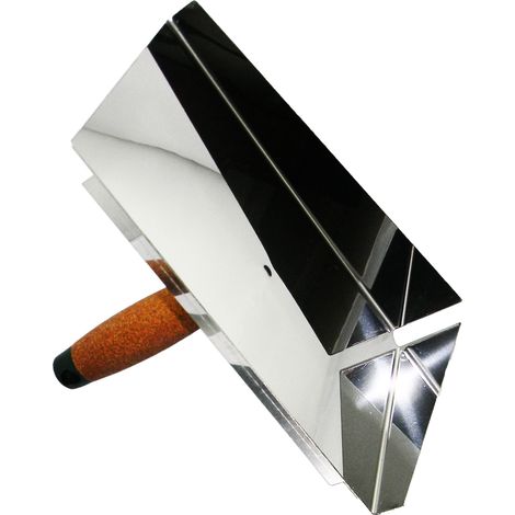 CONTOO Fugblech Edelstahl 245x155mm Edelstahl-Verfugungsblech KORKGRIFF CT04