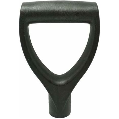 Poignée D - Plastique Noir - Pour Pelle Bêche Fourche - Diamètre Compatible 3 Cm - Installation Simple - 1 Pièce (1/5)